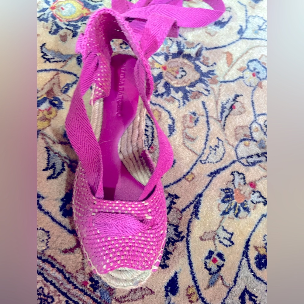 Paloma Barcelo Pink Espadrille